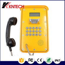 Tunnel Telephone VoIP Phone Knsp-16 LCD Waterproof Industrial Rugged Telephone